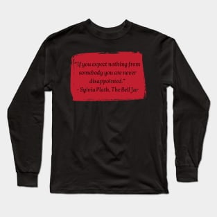 Sylvia Plath Long Sleeve T-Shirt